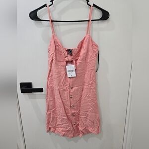 Forever 21 Pink Button-Front Chemise